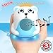 GOgroove Mini Cute Animal Battery Powered Portable Wired Speaker (Polar Bear) with LED Night Light Speaker for Kids - Passive Subwoofer, Built-in 3.5mm AUX Cable - Plug into Tablets, Phones, More