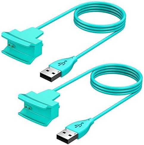 Cablor 2PCS Charger for Fitbit Alta, 30cm Fitbit Smartwatch Alta USB Charging Cable for Fitness Tracker Fibit Alta Band Wireless, Quality Power Charging Cord (No reset button), Green
