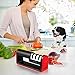 Kitchen Knife Sharpener,3-Stage Knife Sharpening Tool,Extra Grinding Head Included,Sharpens Dull Knives Effectively(Black) By Focuksy