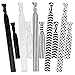No Tangle No Crease Ribbon Head Bands and Hair Ties - Black and White