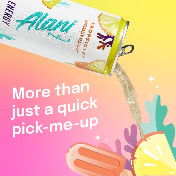 Alani Nu SugarFree Energy Drink, PreWorkout Performance, Tropsicle