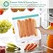Reusable Gallon Freezer Bags - 4 Pack, Wattne LEAKPROOF Reusable Ziplock Storage Bags Easy Seal, BPA/Plastic Free Bags EXTRA THICK for Marinate Meats, Fruit, Cereal, Sandwich,Snack,Travel Items,Green