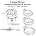 Greymond Locking Device Metal Massager Cage Massagers Muscle Training (45 mm)