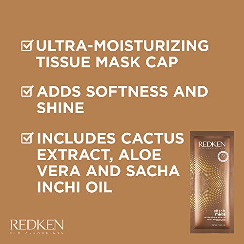 Redken All Soft Mega Recovery Tissue Mask Cap For Extremely Dry Hair