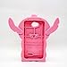 3D pink Stitch & Lilo Soft Silicone Case Cover For Smart Mobile Phones (ZTE MAX N9520 Boost Mobile)