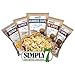 Simply 7 Chips Variety Pack Of 24 Bags 6 Flavors All Natural Gluten Free High Fiber Vegan No Preservatives Certified Kosher Includes Chips Recipes Booklet By Custom Varietea (Snack Size) (24 Pack)