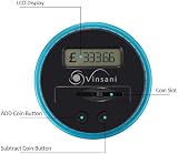 Vinsani Digital Piggy Bank Counter UK Coin Jar LCD Display 1.8L view 3