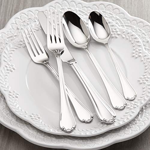 Lenox Chelse Muse 65Piece Flatware Set, 9.60 LB, Metallic The Home