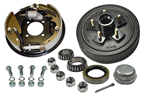 5-Bolt on 5 Inch Bolt Circle - 10 Inch Hub/Drum With Hydraulic Brake Assembly - Drivers Side