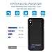 iPhone XS/X Battery Case, Ultra-Thin 4000mAh Protective Portable iPhone X Charging case,Rechargeable Wireless Charging Case for iPhone X/10(5.8 inch), Support Wired Headphones/Lightning Port-Black