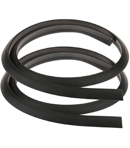 Pacer Performance Flexy Flares - Heavy Duty Steel Reinforced Fender Flares, 2-1/2 X 58 Pair, Black Synthetic Rubber, Front Or Rear