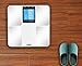 INSEN Precision Digital Body Fat Bathroom Scale, with Large LCD displayer, Smart Step-on Technology, Measures up to 7 Parameters Body Weight, BMI, Fat, Water, Calories, Muscle and Bone Mass, White