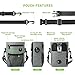 SOMEITY Dog Treat Pouch for Training, Built-in Poop Bag Dispenser, Easily Carries Pet Toys, Kibble and Treats, Running Waist Bag, Fanny Pack