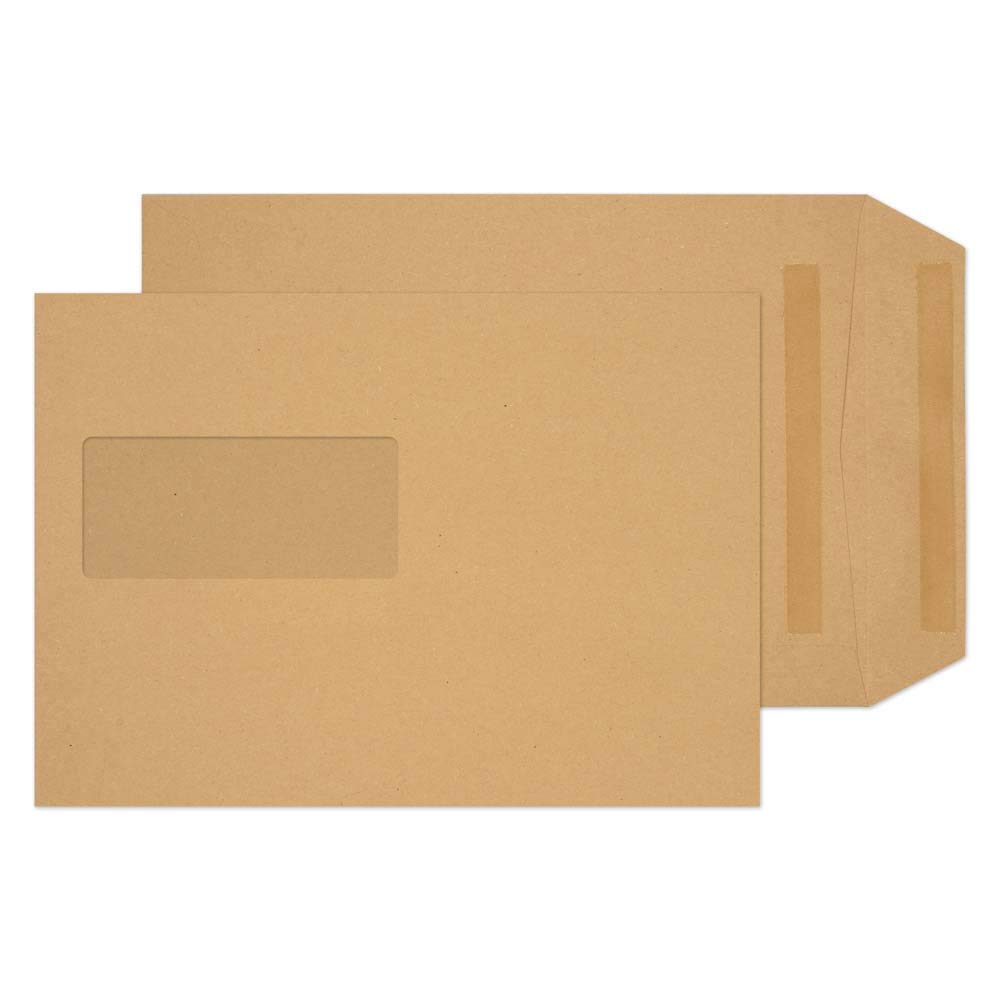 Blake Purely Everyday C5 229 x 162 mm 80 gsm Pocket Self Seal Window Envelopes (11084) Manilla - Pack of 500 — image 1