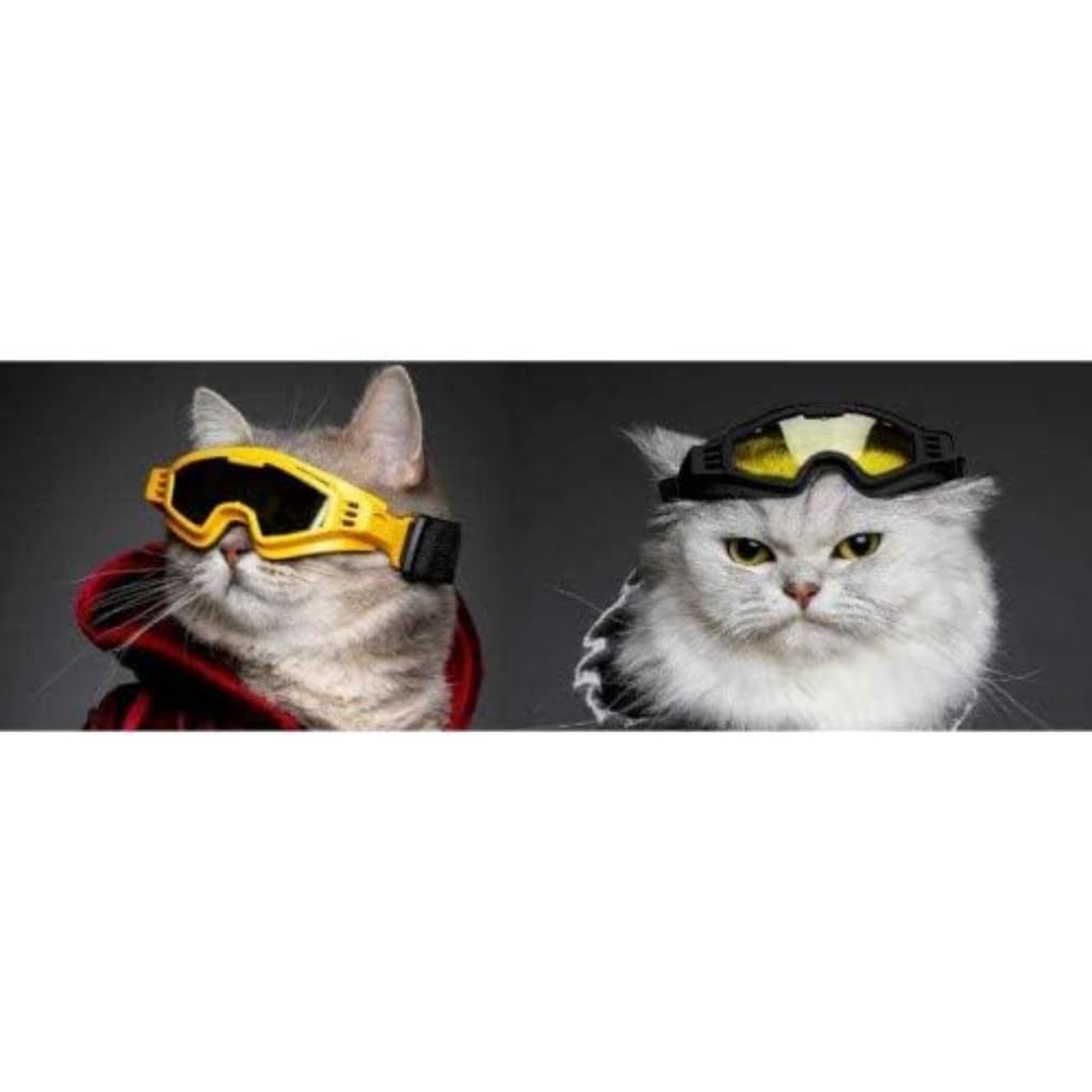 Croci Horizon Yellow S Pet Sunglasses 1 Count 21 g