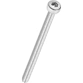Kozelo Socket Head Cap Screws M2-0.4x30mm 304 Stainless Steel Silver 30pcs | Allen Socket Drive for Electrical Motor 3D Printing Fan Engine Replacement Use