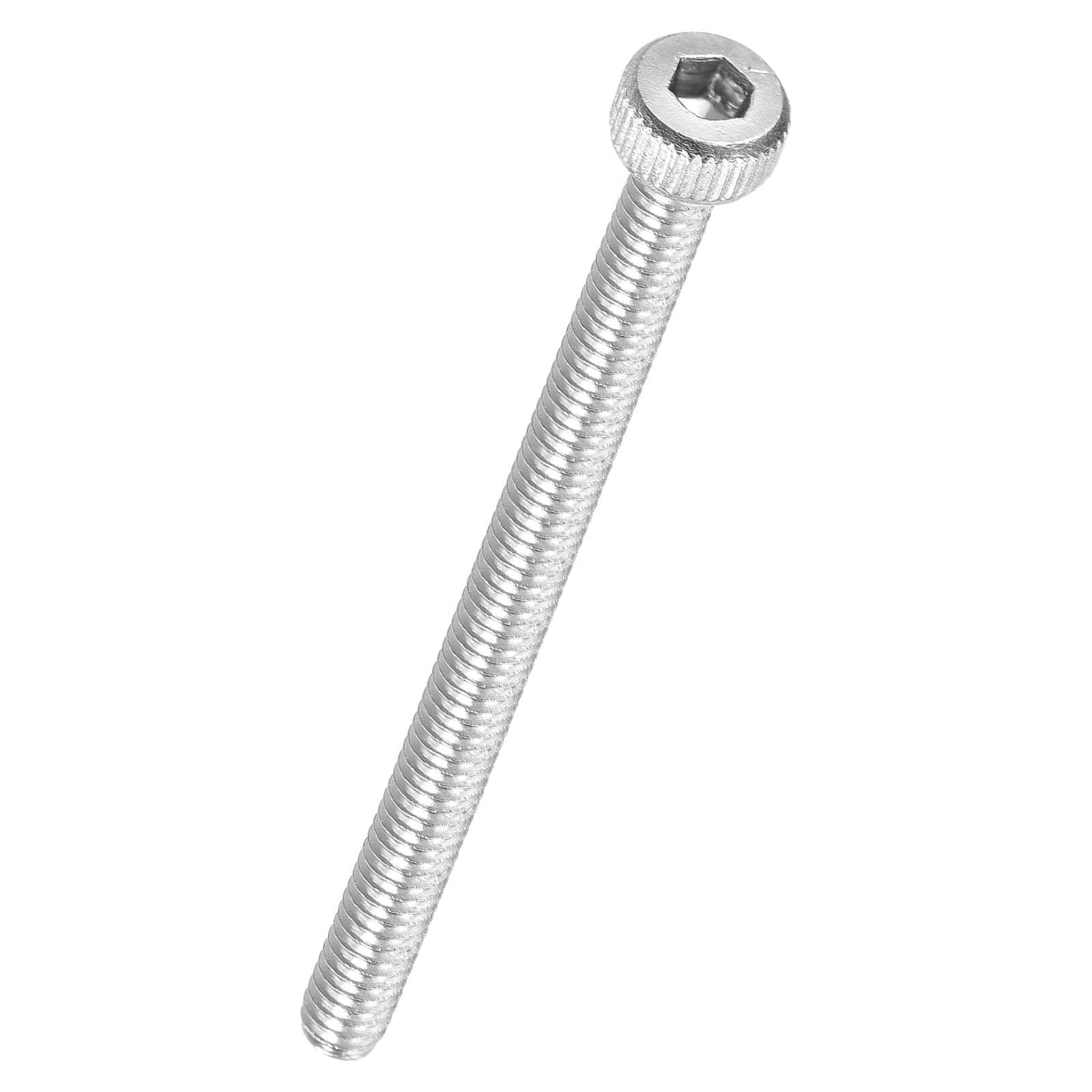 Kozelo 30pcs Socket Head Cap Screws - [M2-0.4 x 28mm] 304 Stainless Steel Allen Socket Drive for Electrical Motor 3D Printing Fan Engine Replacement Use, Silver