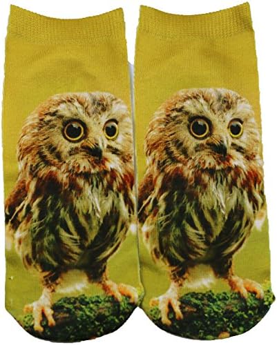 55 Supp. Colorful 3D Cartoon Printed Fashion Funny Illustration Short Tube Socks