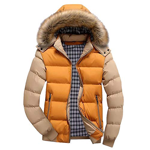 Hot Sale! Winter Thicken Coat Quilted Patchwork Outwear Tops Puffer Jacket with Removable Hood