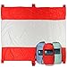 Mega Sand Proof Beach Blanket - XXL Oversized Blanket | 80% Larger than other Travel / Picnic Blankets. Huge 10’ x 9.5’ Family Size fits 7+ Adults. Perfect for Hiking, Camping and Festivals