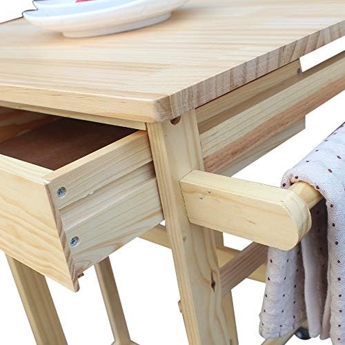 Small kitchen area set with drawers, leaf extension, worth $115.79.