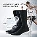 Silver Ions Dress Sock, Gmark Men's 99.9% Anti-bacteria Sock for Smelly Feet 3/6-Pair