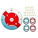Maggift Ring Toss Game Quoits Game for Kids & Adults Indoor or Outdoor Game with Rope Rings