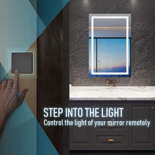 MAVISEVER LED Bathroom Mirror 24"x 36" for Wall, Vanity Lighted Mirror