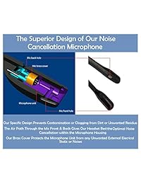 truvoice hd-100 Professional única Oreja cancelación de ruido Oficina Centro de llamadas Auricular con micrófono con u10p Bottom Cable funciona con Mitel, Nortel, Avaya Digital, Polycom VVX, shoretel, Aastra + Muchas Más