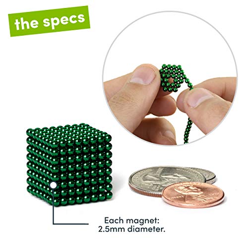 Speks Balls Classic Green Set of 512 (2.5mm) Fun Stress