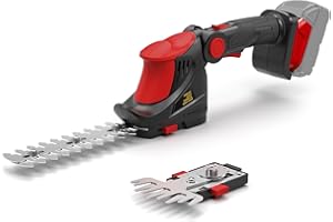 3D VO INN Hedge Trimmer Cordless for Milwaukee 18V MAX Battery, 1500RPM Grass Trimmer Electric Hedge Trimmer, 2 in 1 Design, Perfect for Yard, Garden, and Lawn Care(Battery Not Included) (Red)