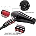 Professional Salon Hair Dryer 2300 Watt with Diffuser, Fast Drying Blow Dryer with Long Cord, Black