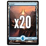 20 Hour of Devastation Island #186 Magic the Gathering Basic FULL ART Land Lot