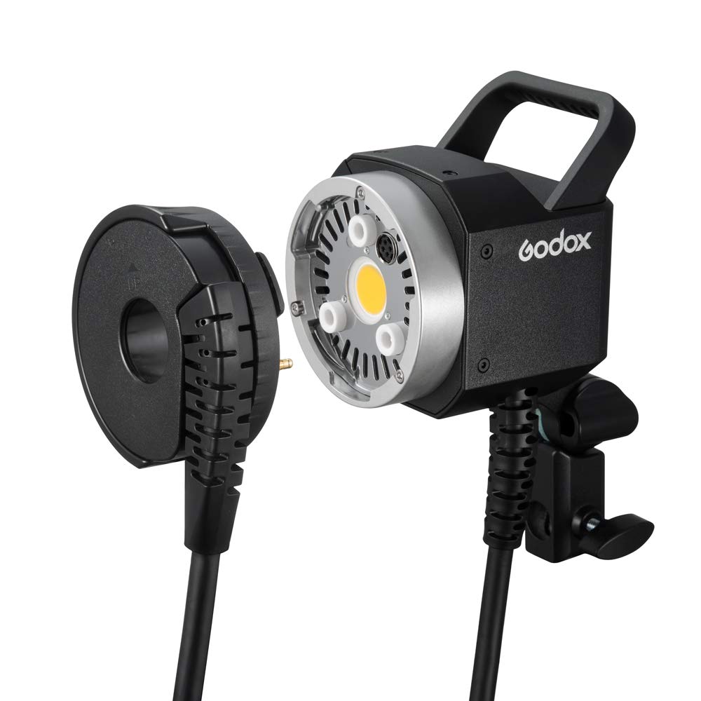 Godox Extension Flash Head for AD400Pro, Extend Power Cable for Godox AD400Pro Outdoor Flash Strobe, with Handheld Grip and Extra Light Head, Easy Install