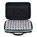 Hipiwe 60 Grids Diamond Painting Storage Case Clear Plastic Diamond Embroidery Box, DIY 5D Diamond Art Craft Accessory Organizer Jewelry Beads Sewing Pills Container Holder (Blue)