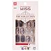 (2 PACK) Kiss The Collection 24 Nail Kit (SSC02G) Free Glue, False Nails, Fashion Fake Nails