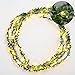 OMIKA Ivy Green Leaf Garland String Lights - Vine Fairy Lights - 16.4ft 50 LED Flexible Copper Battery Powered - Perfect for Indoor, Bedroom, Wedding, Party Decorations(Warm White)