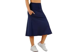 CZRLHYT Skorts Skirts for Women Modest Knee Length Skirts Athletic Skorts
