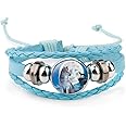 Gooey Adjustable Wolf Braided Leather Bracelet - Cute Bangle Bracelets for Women, The Pretty Gifts for Women