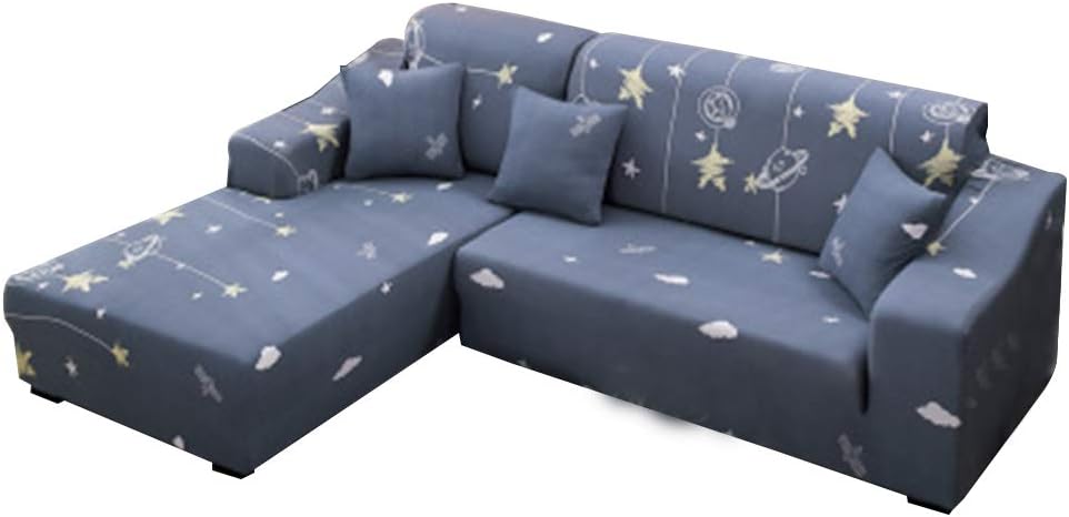Sofa Slipcover Stretch Fabric Flower Bird Pattern Elastic Loveseat Couch Settee Protector 1 2 3 4 Seater Combination Set