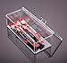 Rectangle Brush Holder Acrylic Multifunctional Organizer with Lid Choice Fun
