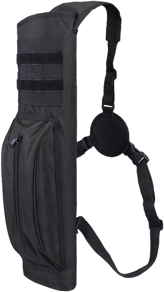 XTACER Heavy Duty Arrow Tactical Quiver Hunting Training Archery Arrow Target Quiver Holder Shoulder Bag Pouch, Back Quiver with Molle System