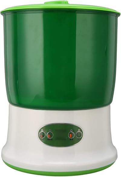 CHICIRIS Seed Sprouter Bean Sprouts Machine 360° Sprayer 220V UK