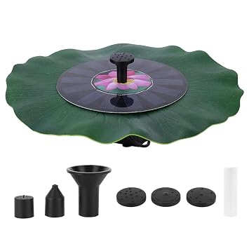 Solar Fountain Water Pump For Bird Bath Solar Powered Fountain 7v 1 4w Brushless Motor Water Pump Garden Pond Pool Decoration Amazon In Home Improvement