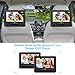 NAVISKAUTO Dual Car Headrest Mount Holder Only for NAVISKAUTO 9-9.5 Inch Dual Screen DVD Player