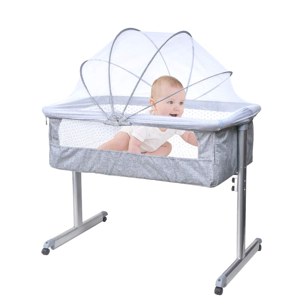 cot bed with mesh sides