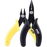 Piececool 3D Metal Model Kits Tools Set, 2Pcs Mini Flat Nose Plier Nipper DIY Tool for 3D Metal Puzzle Model Kit Jigsaw Assem