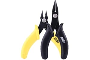 Piececool 3D Metal Model Kits Tools Set, 2Pcs Mini Flat Nose Plier Nipper DIY Tool for 3D Metal Puzzle Model Kit Jigsaw Assem