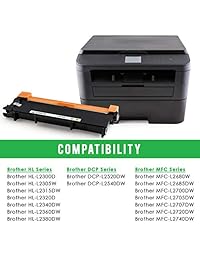 LINKYO   Cartucho de tóner compatible para Brother TN660 TN 660 TN630 (negro, alto rendimiento, 2 unidades)