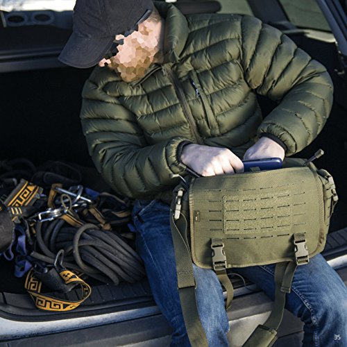 Direct Action Small Messenger Tactical Bag 6.6 Liter Capacity, Ideal for Laptop, ipad or Tablet